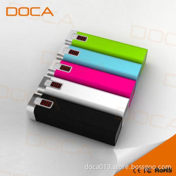 2600mAh DOCA D516 Best Selling Power Bank With Digital Display